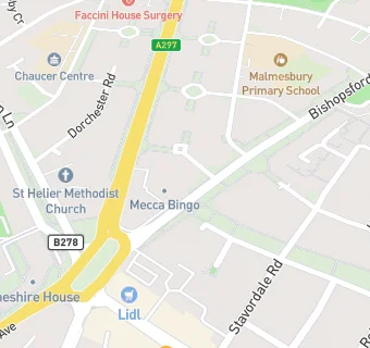 map for Mecca Bingo