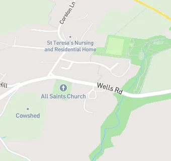 map for Corston Village Hall