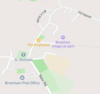 map for St Nicholas Church of England VC Primary School, Bromham