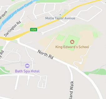 map for King Edward's School