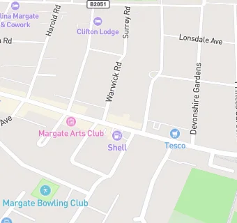 map for Northdown Pharmacy