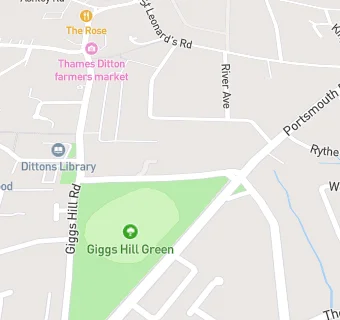 map for Thames Ditton Cricket Club