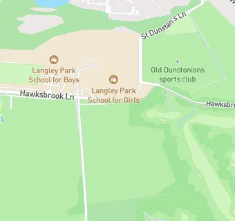 map for Langley Park Primary School