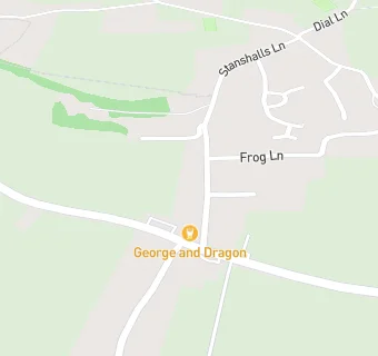 map for George and Dragon, B & B and Tearoom