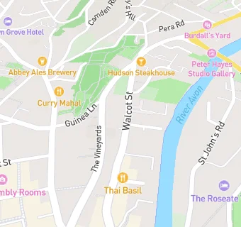 map for The Bell Inn (Bath) Ltd