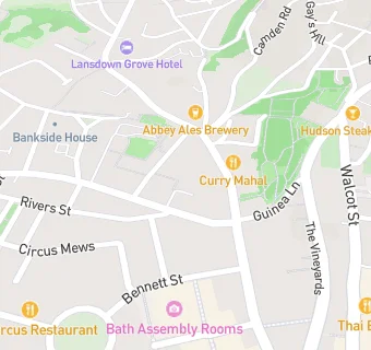 map for Lansdown Tuition Centre