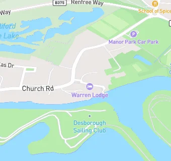 map for Warren Lodge Hotel