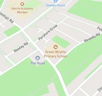 map for Green Wrythe Primary School