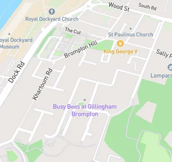 map for Busy Bees At Gillingham Brompton