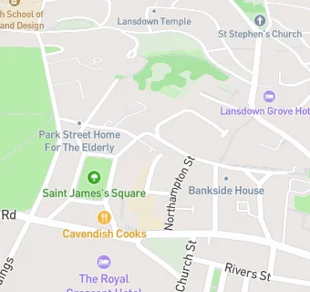 map for St.James's Surgery