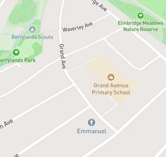 map for Grand Avenue Primary and Nursery School