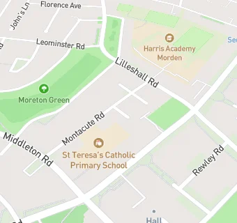 map for St Teresa's Catholic Primary School