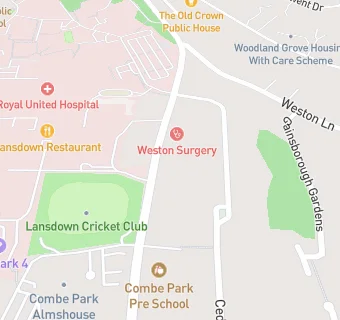 map for Weston Surgery