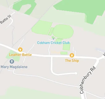 map for Cobham Primary School