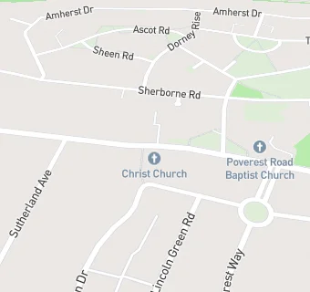 map for Christ Lutheran Church - Seedlings Montessori