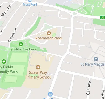 map for Saxon Way Primary School