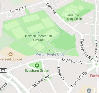 map for Merton Rugby Football Club Limited