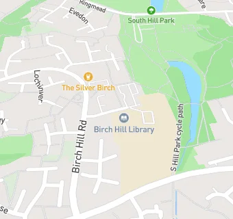 map for Ringmead Medical Practice - Birch Hill 