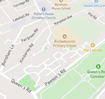 map for Broad Green Croydon After School Club