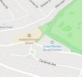 map for Cater Link at Hatfeild Primary School