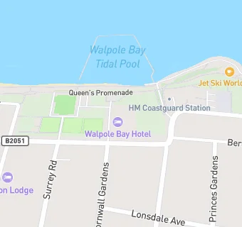 map for Walpole Bay Hotel