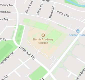 map for Harris Academy Morden