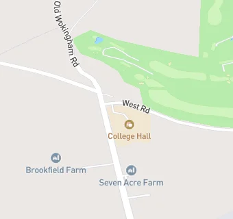 map for College Hall