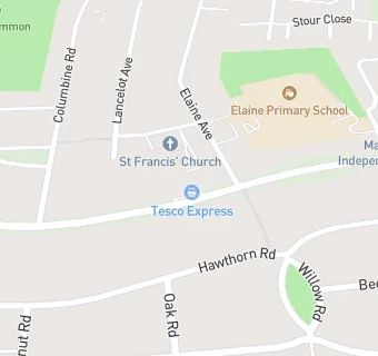 map for Tesco Express