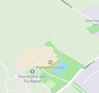 map for Chartwell At Padworth College