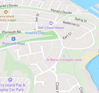 map for Fish, Chips and Burgers