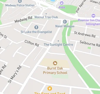 map for Burnt Oak Primary School