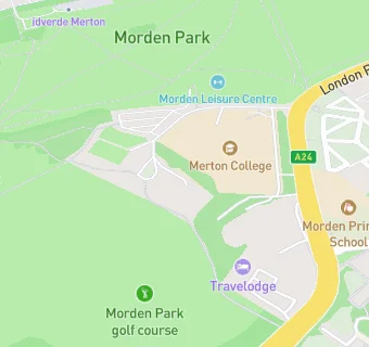 map for Morden Leisure Centre