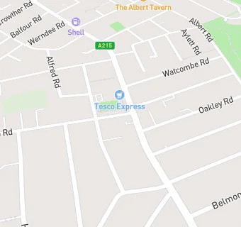 map for Denmark Road Surgery