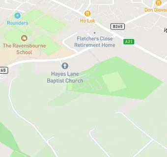 map for Bromley Trust Academy - Hayes Campus