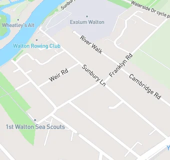 map for Walton Comrades Club