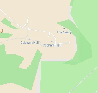 map for Cobham Hall