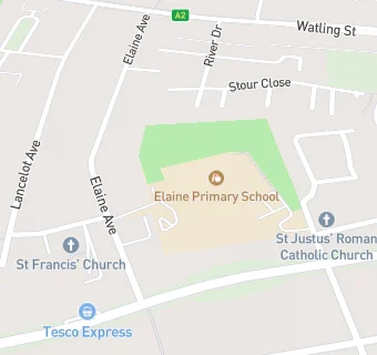 map for Elaine Primary School