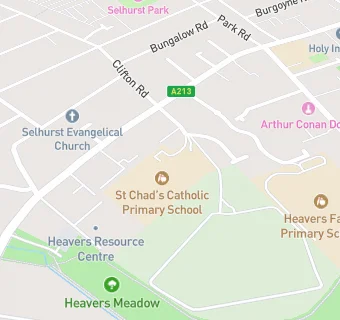 map for St Chad's Catholic Primary School