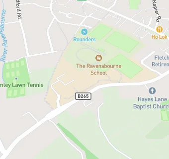 map for Ravensbourne School for Girls