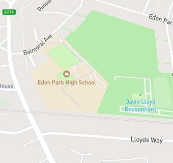 map for Eden Park High School