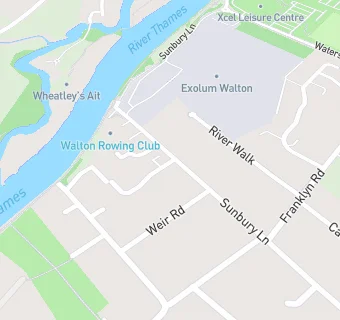 map for Walton Rowing Club