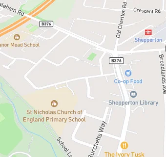 map for St Nicholas Church Of England Primary School