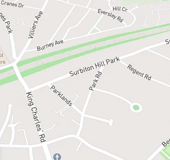 map for Surbiton Care Home