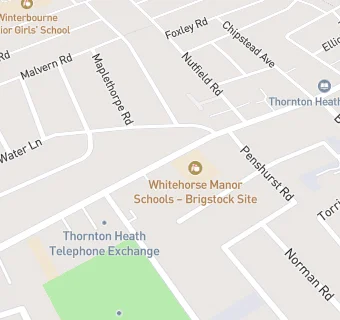 map for Brigstock & South Norwood Partnership