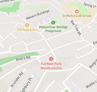 map for Fairfield Stores