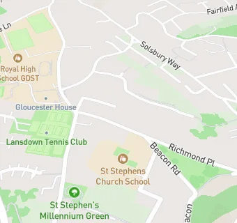 map for St Stephen's Primary Church School