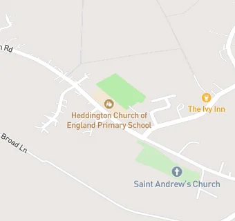 map for Heddington Church of England Primary School