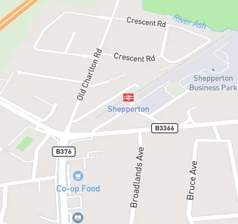 map for Shepperton Sports & Soc.