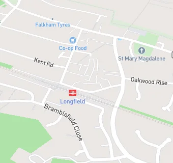 map for Longfield Tandoori