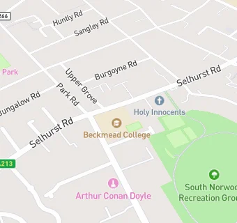 map for Beckmead College